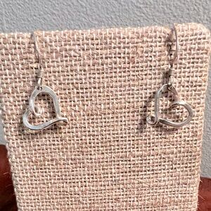 Silver Heart Earrings